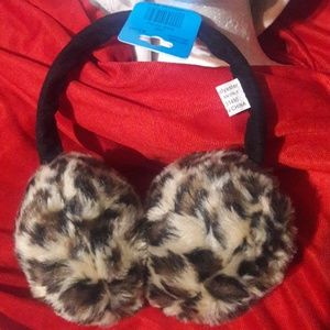 Ear Muffs, animal print